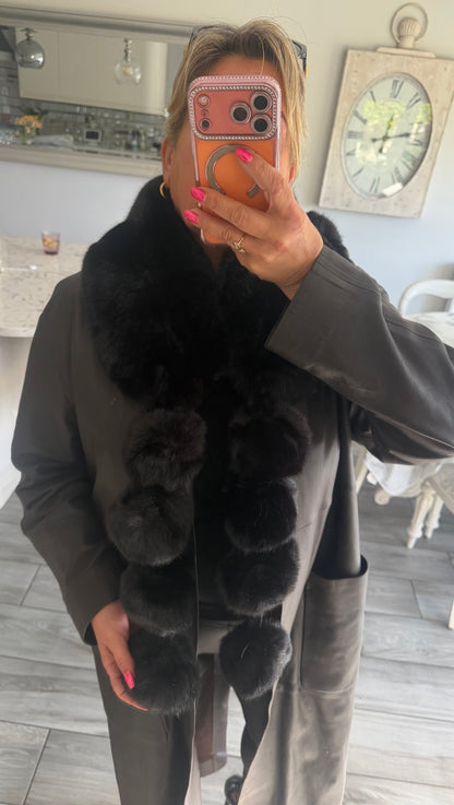 Sherry luxury stole scarf by Alex Max