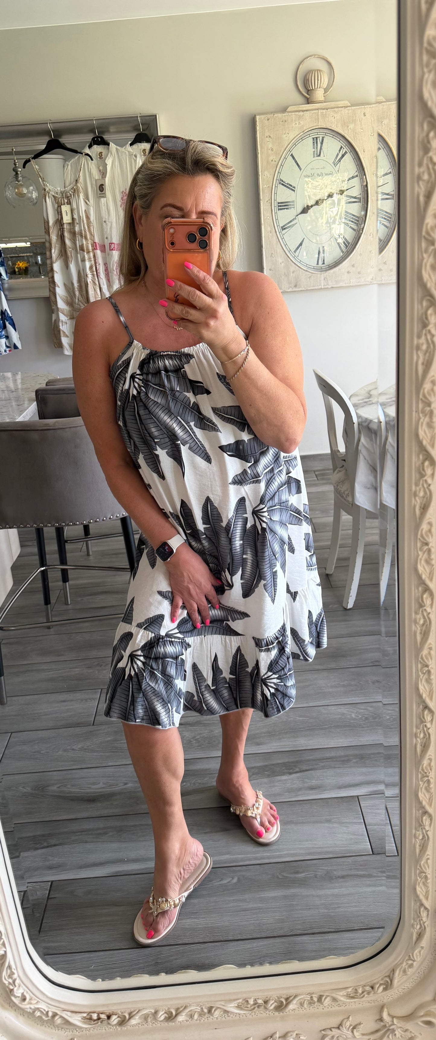 Selena adjustable strap sundress