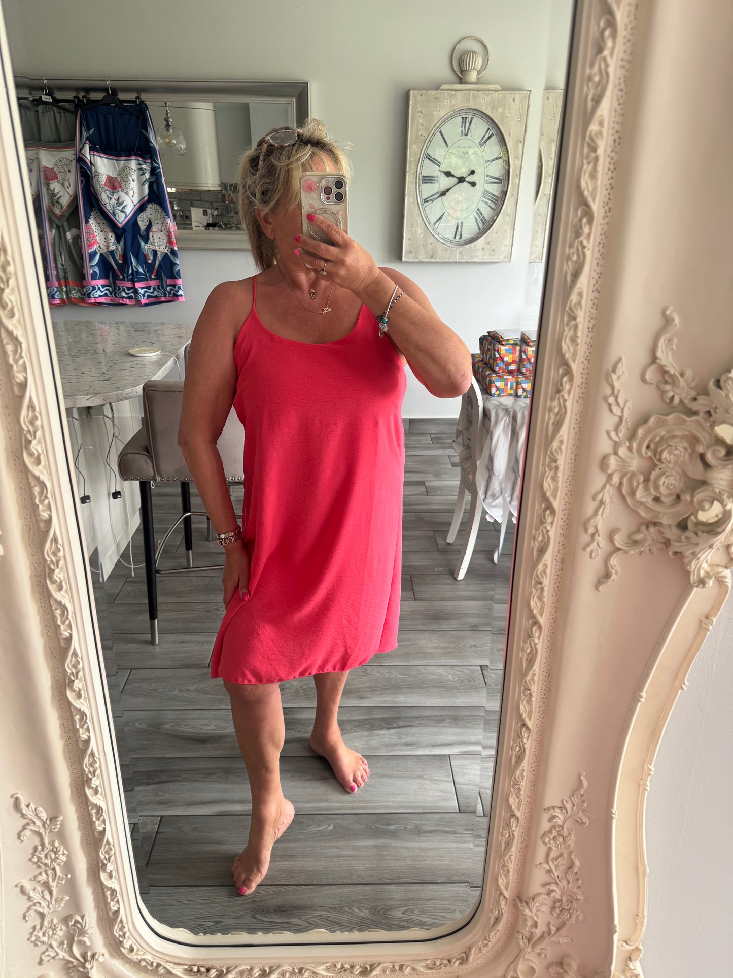 Lyn sun dress with shoestring straps