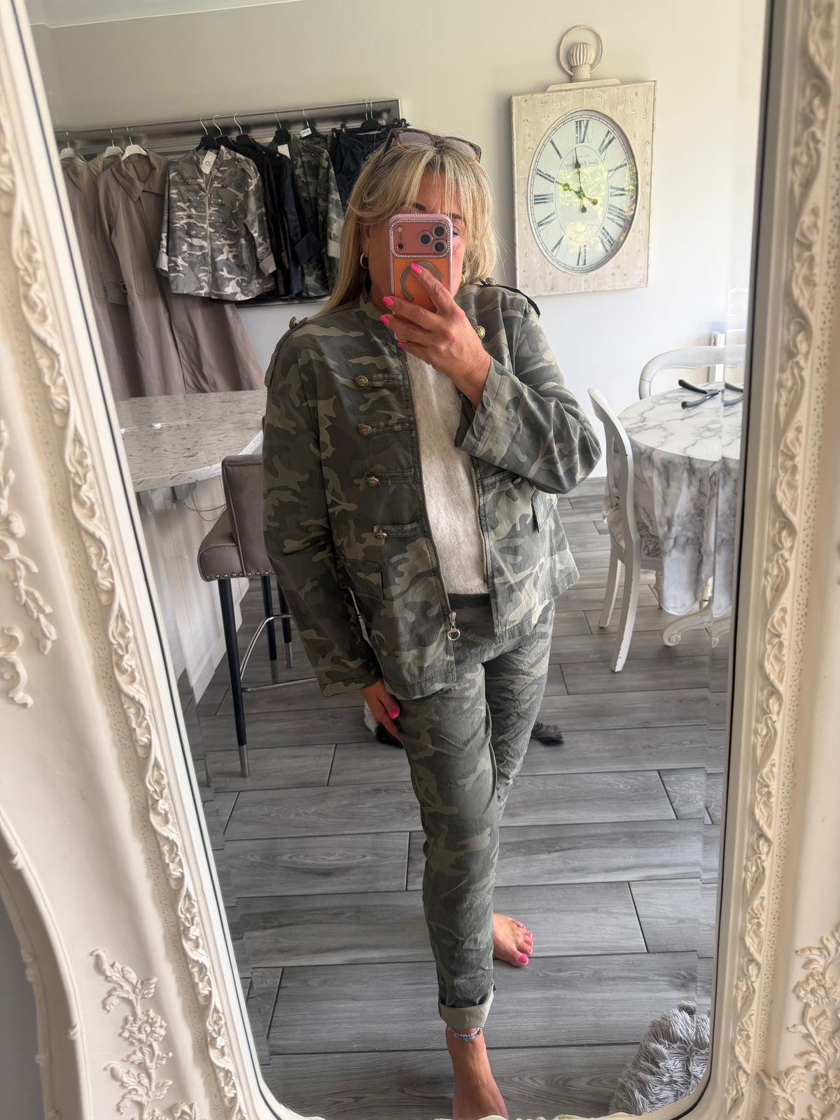 Saskia camo magic trousers