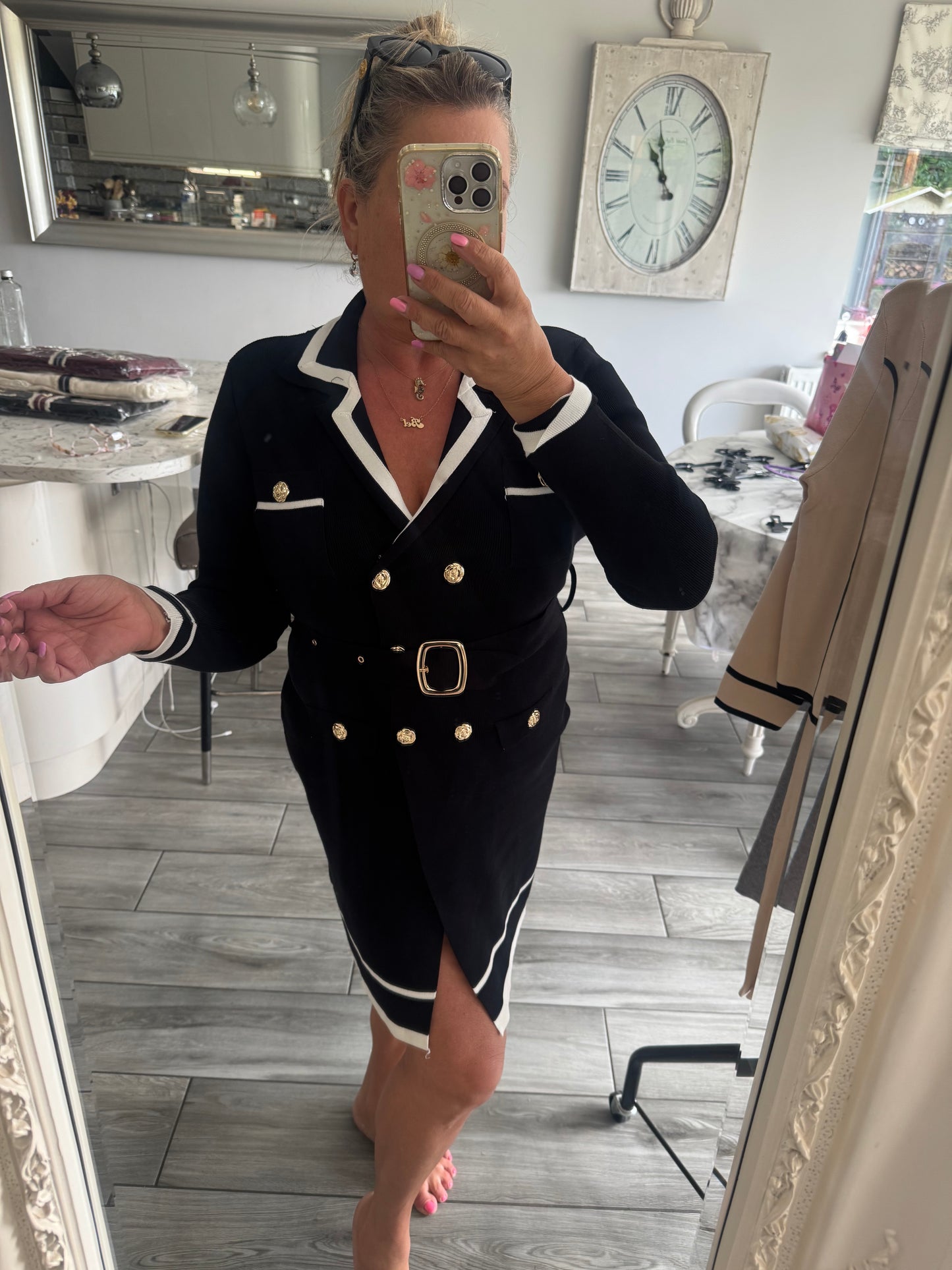 Stefi fitted smart short dress