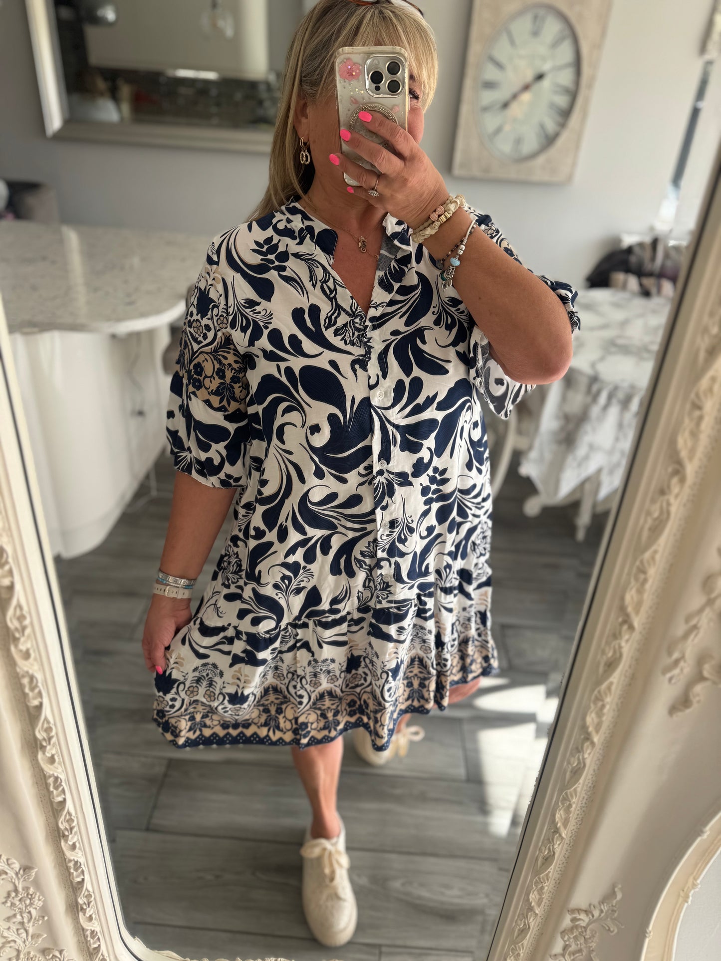 Eva knee length dress
