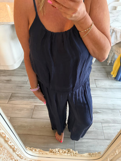 Jane silk jumpsuit