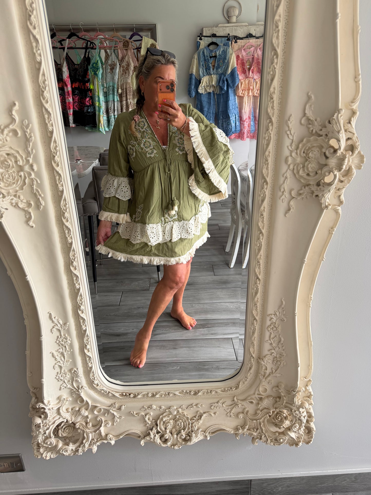 Cassia stunning dress with pretty embellishments