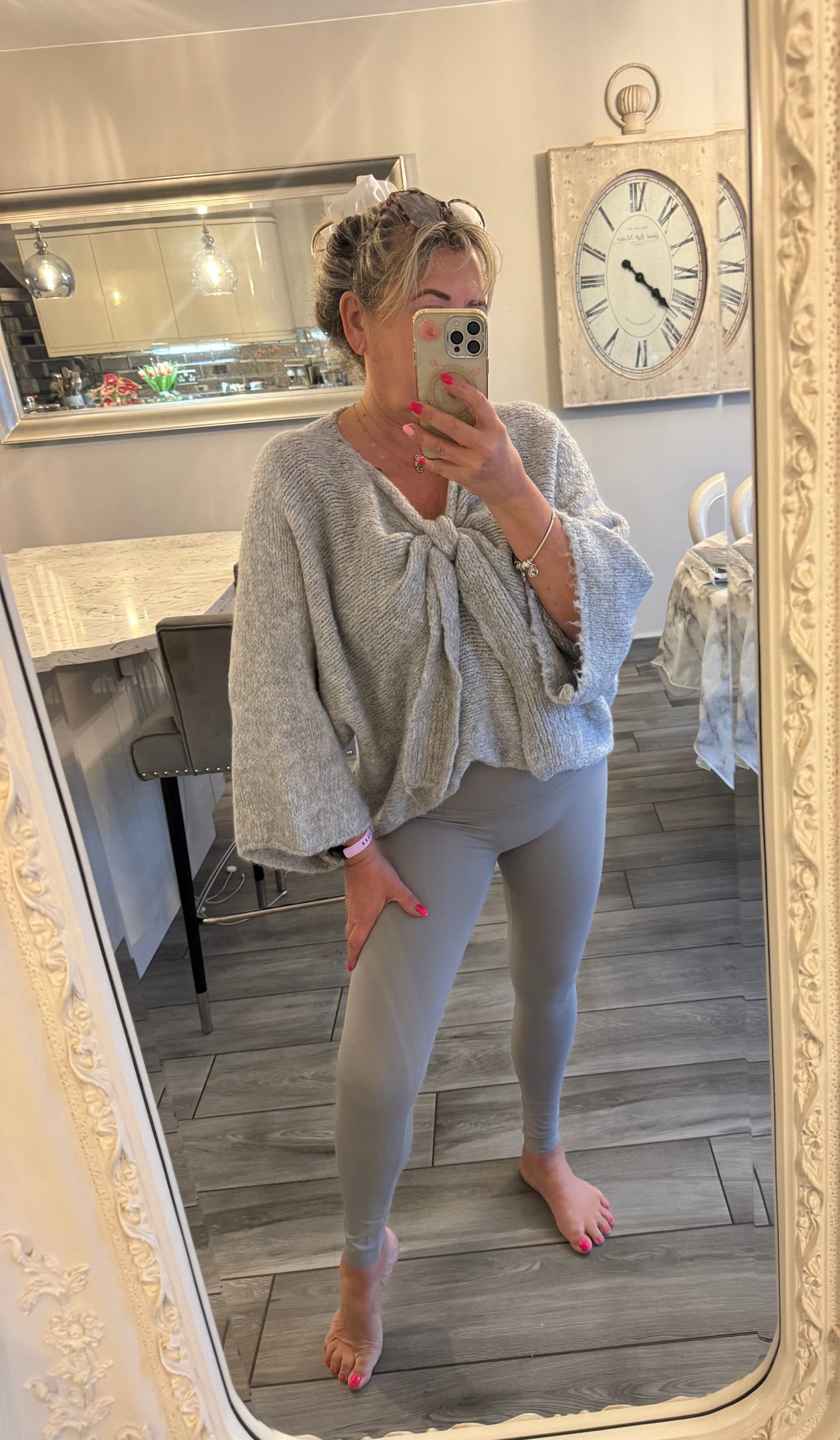 Tori silver grey energy leggings