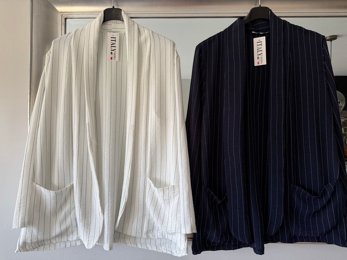 Toni light weight pinstripe blazer