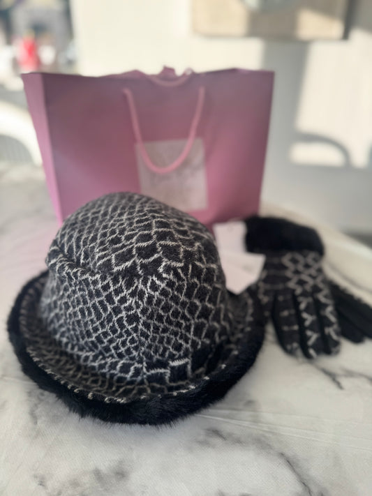 Harriet bucket reversible faux fur hat by Alex Max