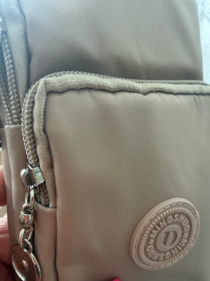 Rachel phone crossbody and can be put on a belt bag