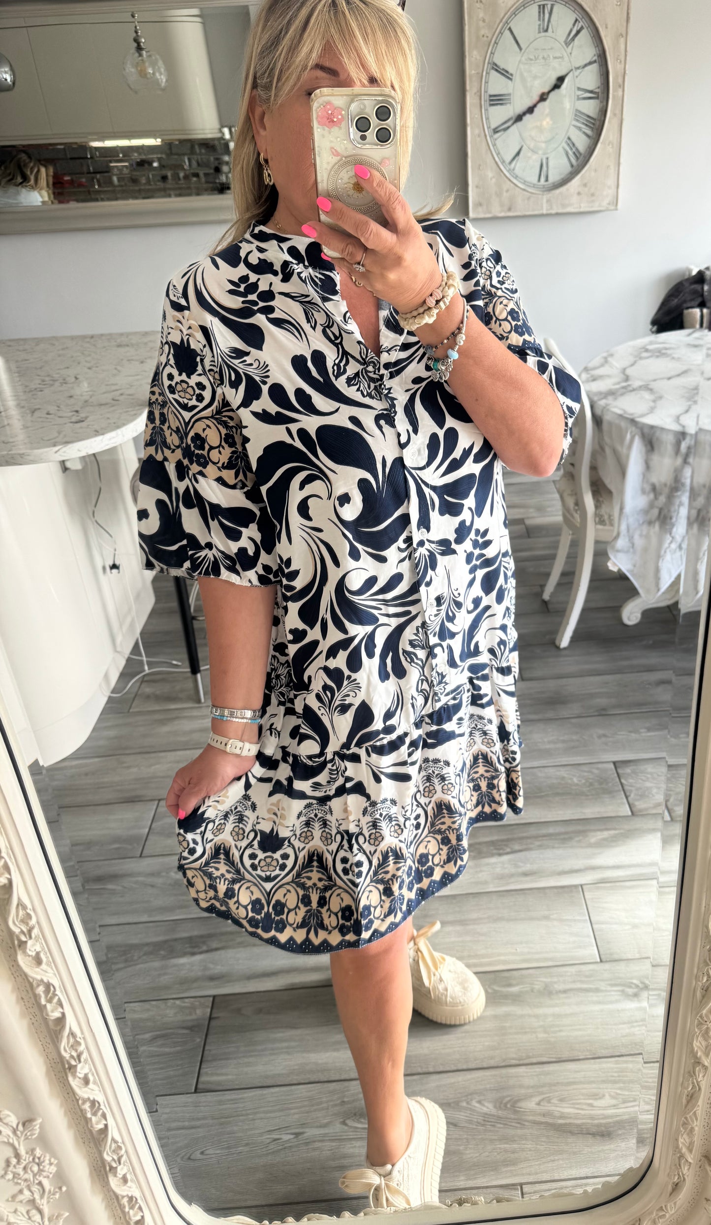 Eva knee length dress