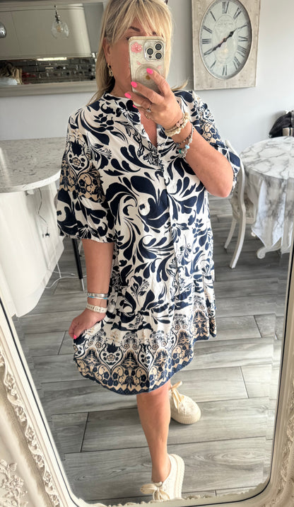 Eva knee length dress