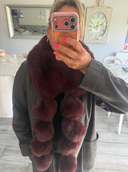 Sherry luxury stole scarf by Alex Max