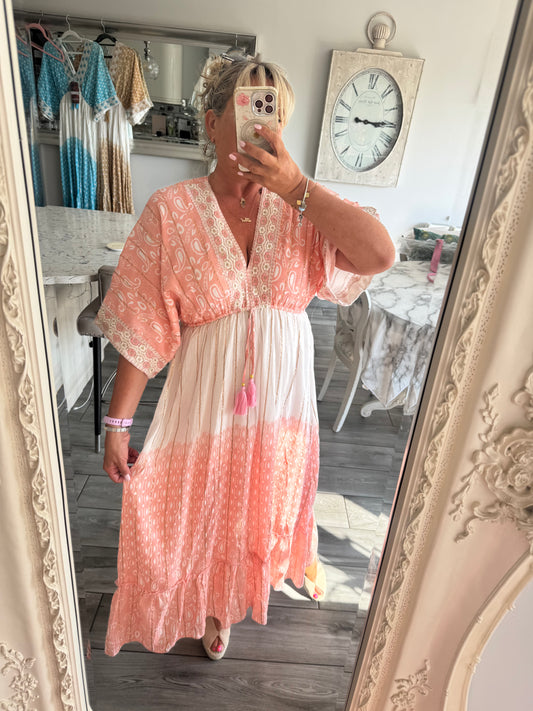 Camille bohemian maxi dress