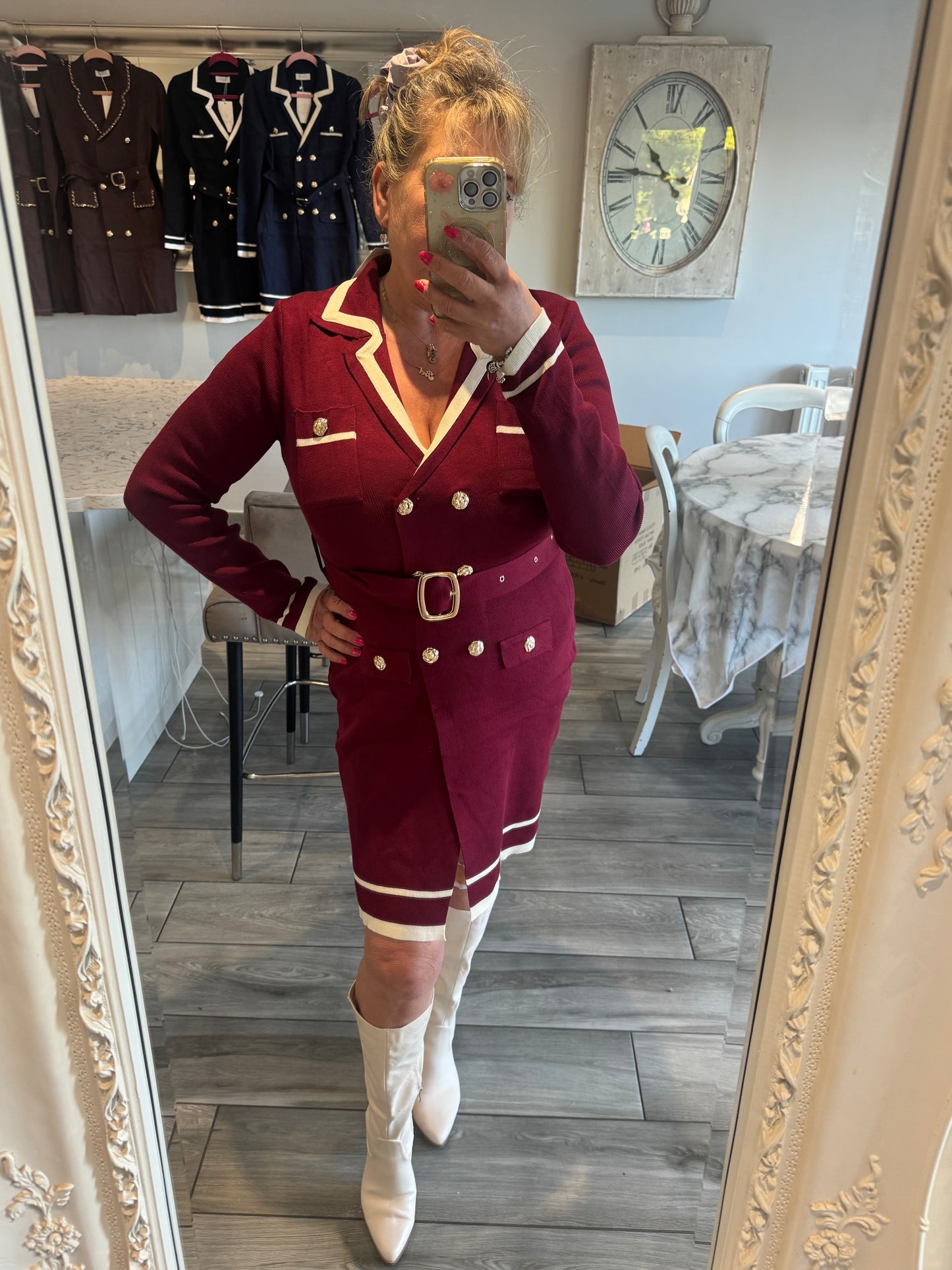 Stefi fitted smart short dress