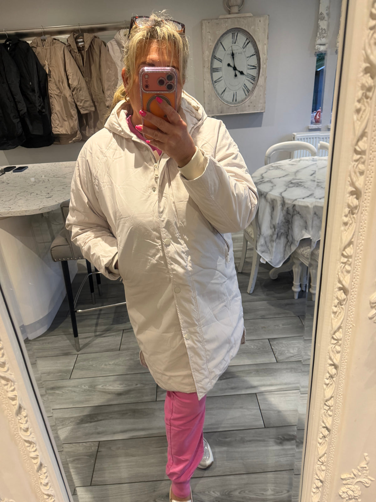 Angelika lightweight puffer raincoat/jacket