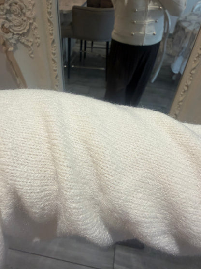 Tina military style zip cardigan/jumper