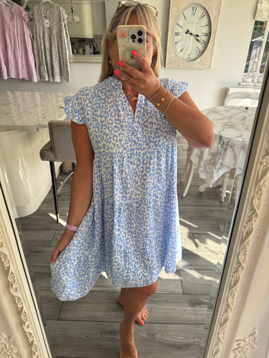 Ischia cheesecloth dress