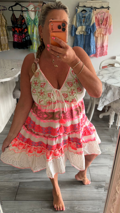 Arabella Spanish style stunning strappy dress