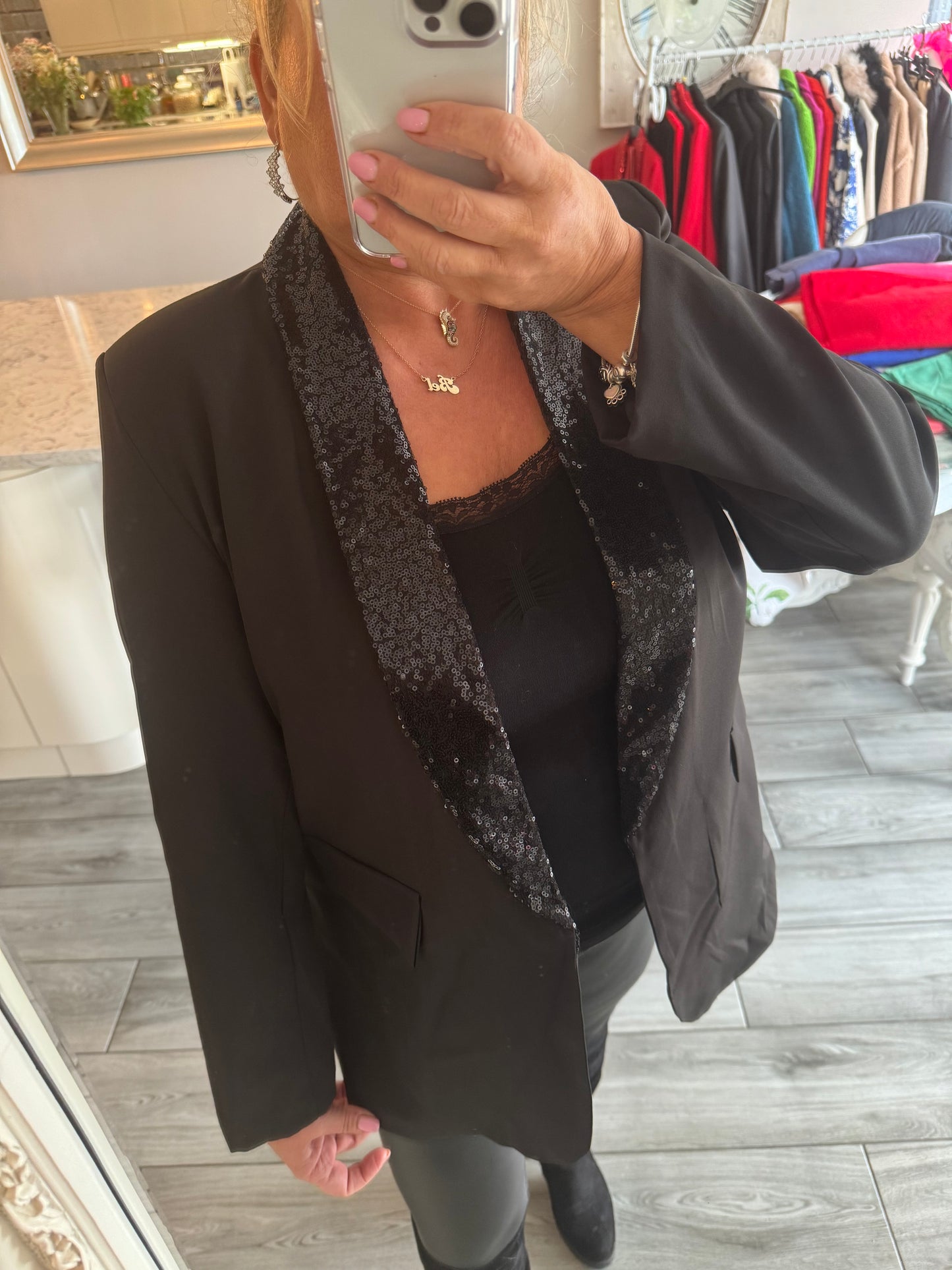 Annie Sequin Detail Jacket