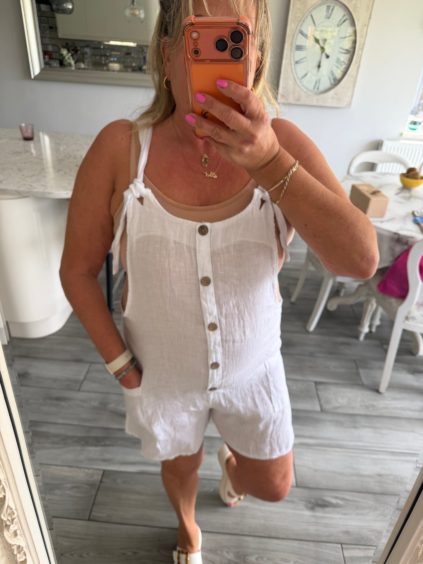 Emi playsuit by Puro Lino