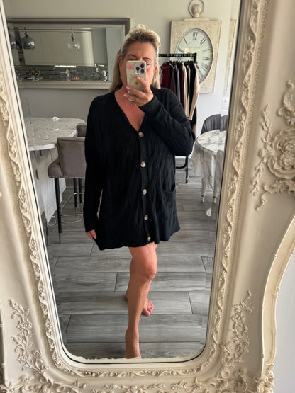Shannon cable knit cardigan or dress
