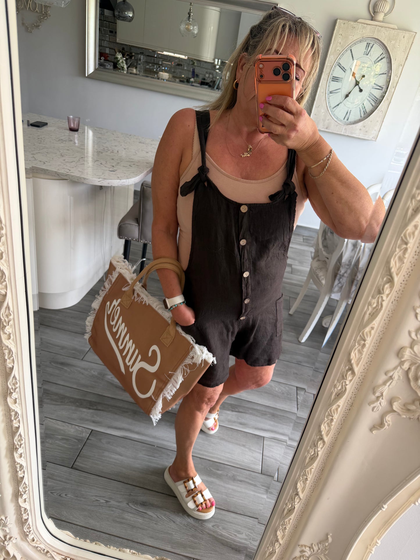 Emi playsuit by Puro Lino