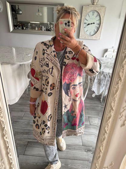 Frida stunning jacket with pockets