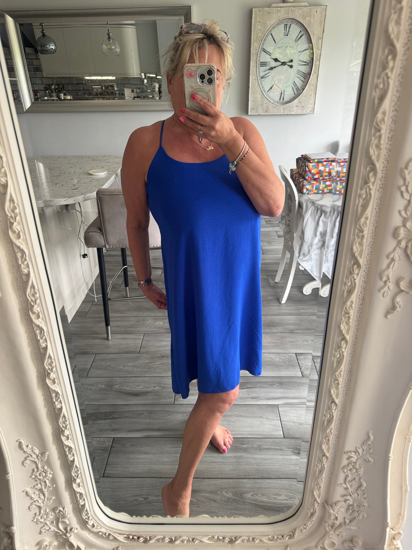 Lyn sun dress with shoestring straps