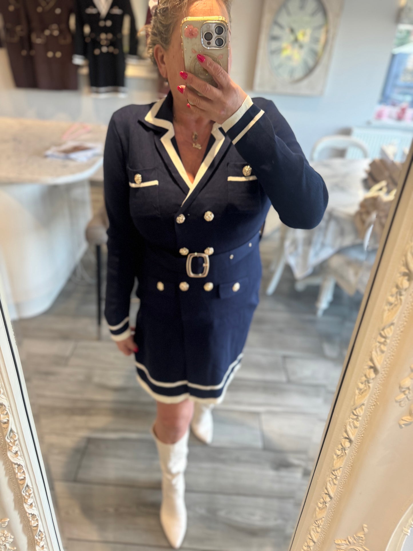 Stefi fitted smart short dress