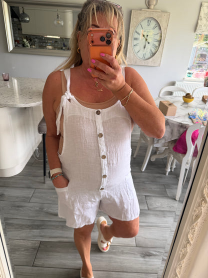 Emi playsuit by Puro Lino