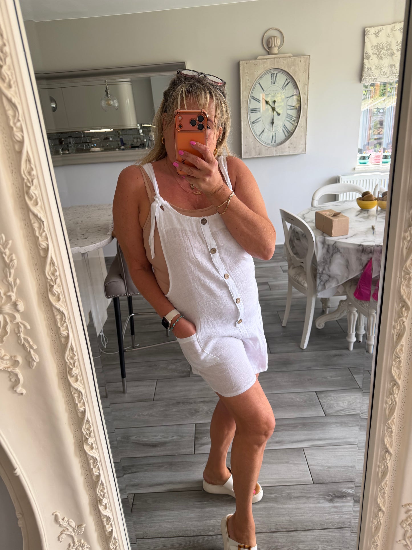Emi playsuit by Puro Lino