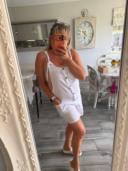 Emi playsuit by Puro Lino