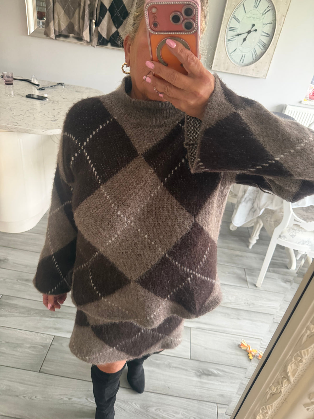 Izzy 2 piece knitwear skirt set