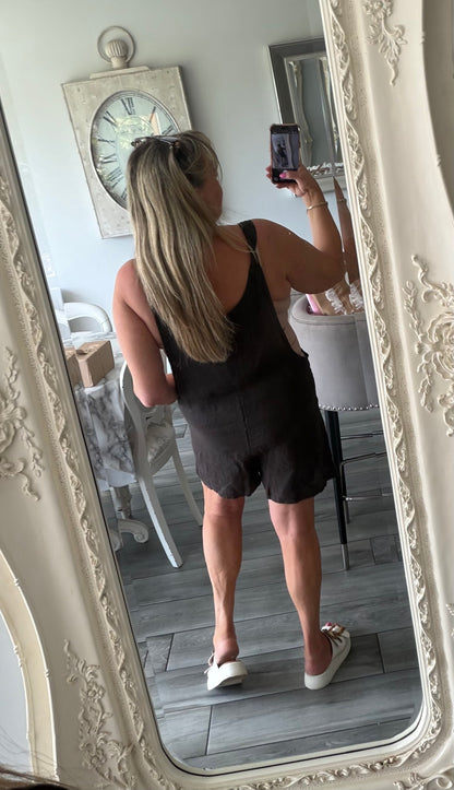 Emi playsuit by Puro Lino
