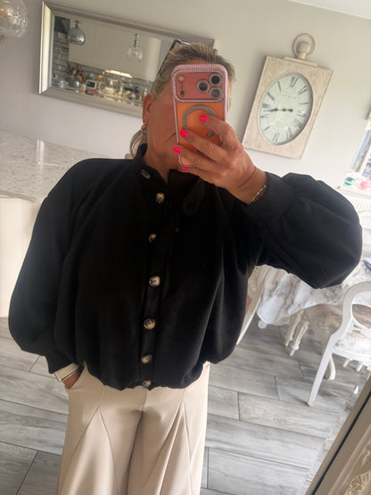 Fifi suedette jacket or top