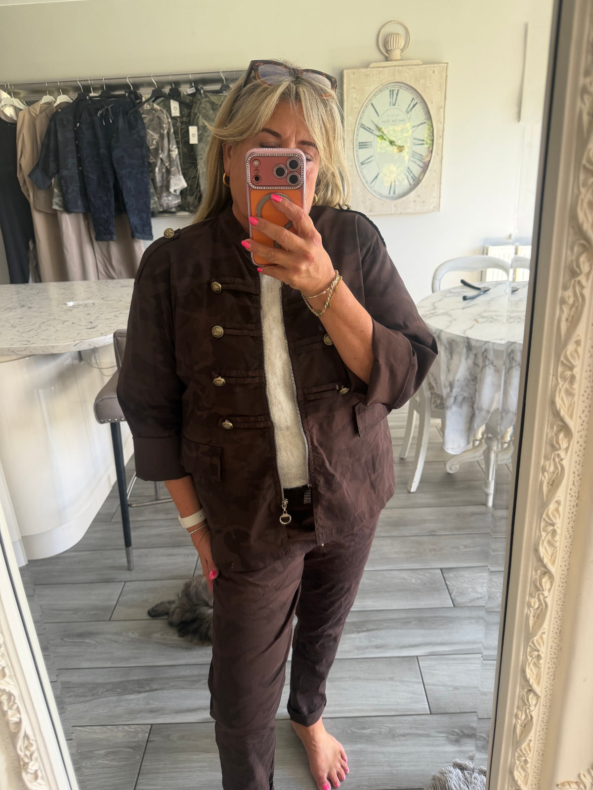 Saskia camo magic trousers