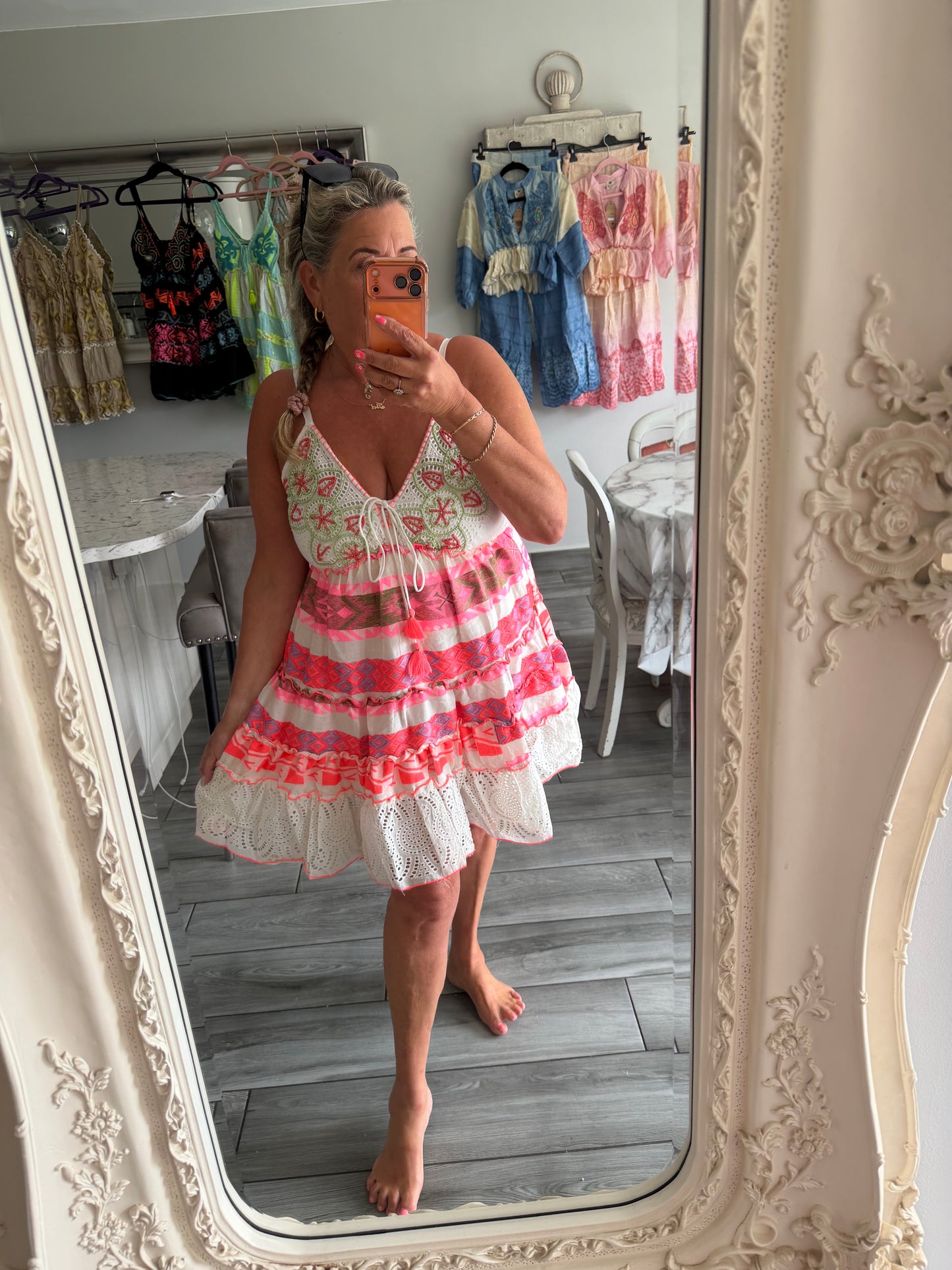 Arabella Spanish style stunning strappy dress