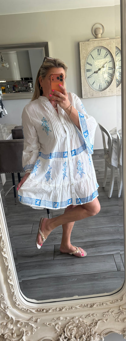 Saskia dress or top with pretty design