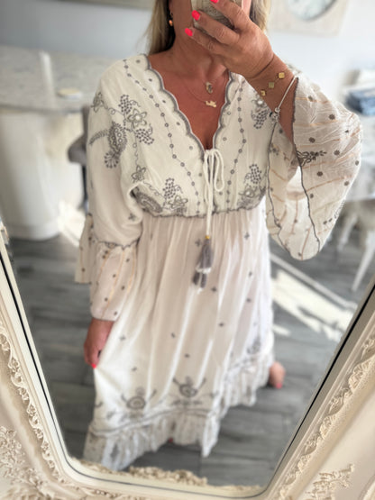 Mykonos maxi dress