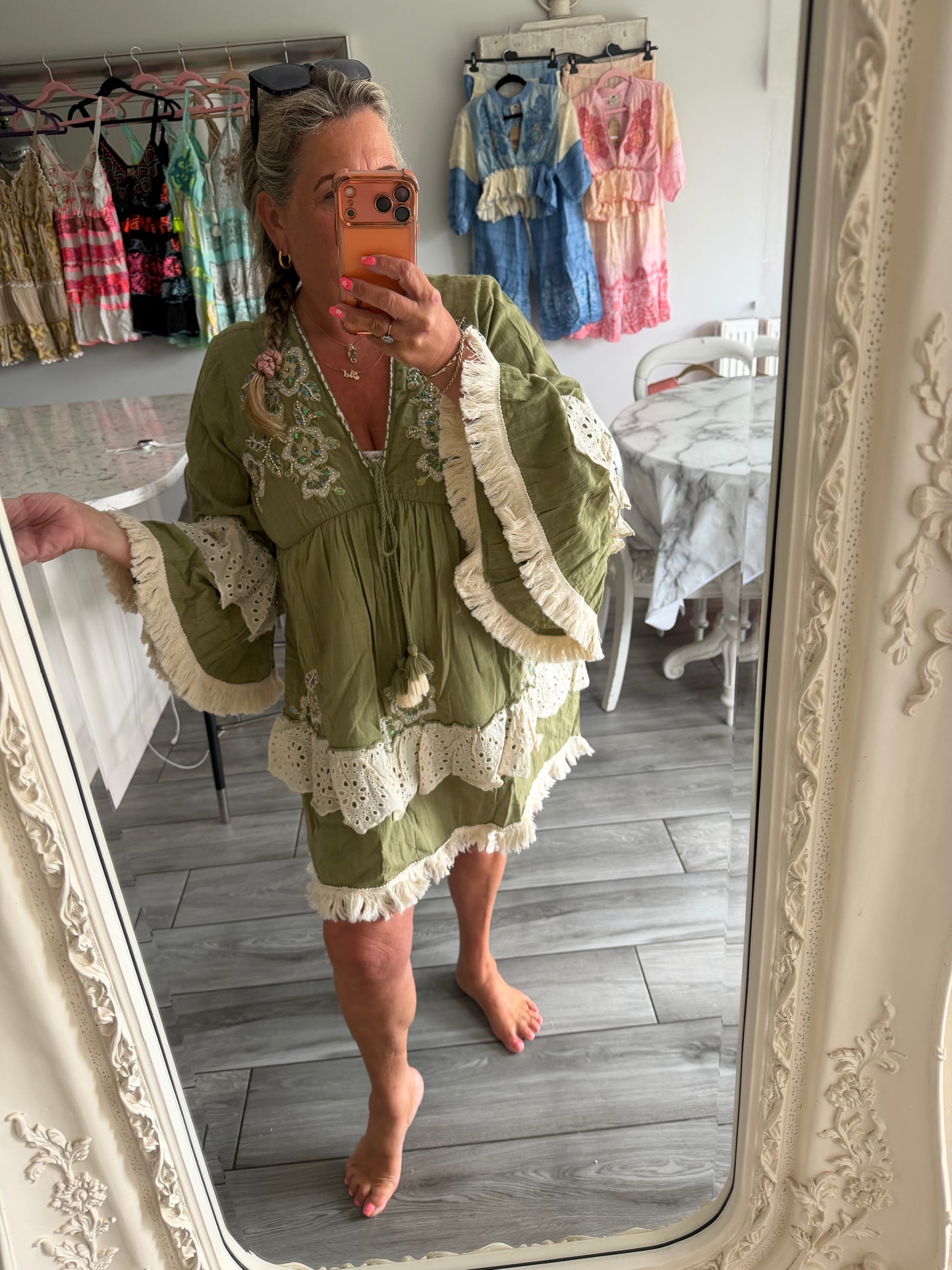 Cassia stunning dress with pretty embellishments