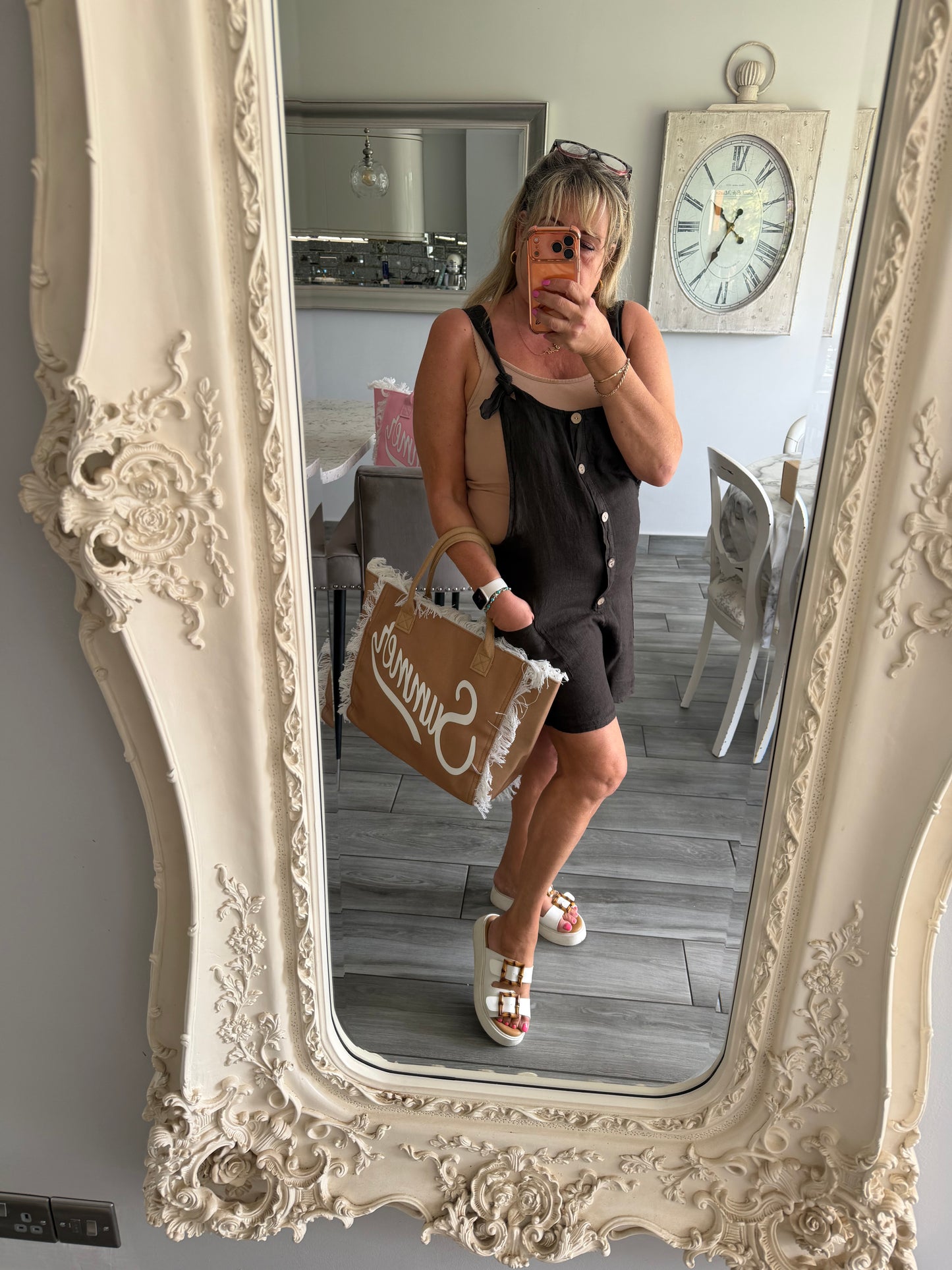 Emi playsuit by Puro Lino
