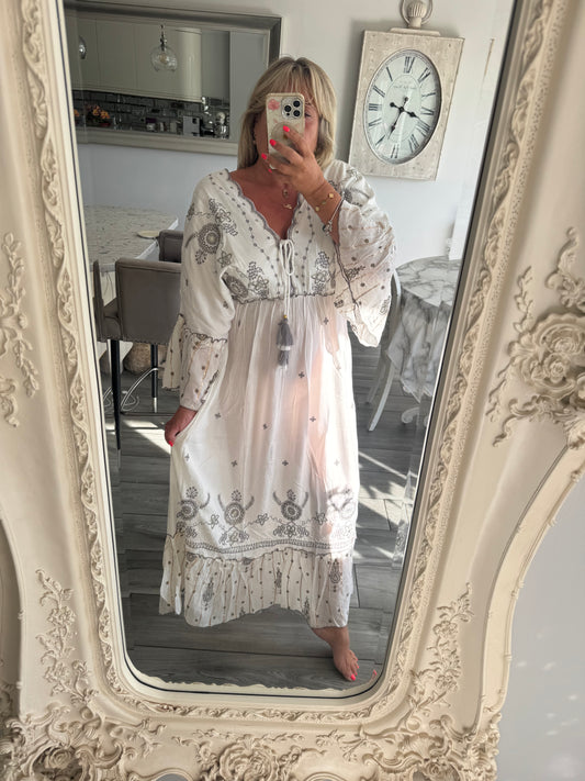 Mykonos maxi dress