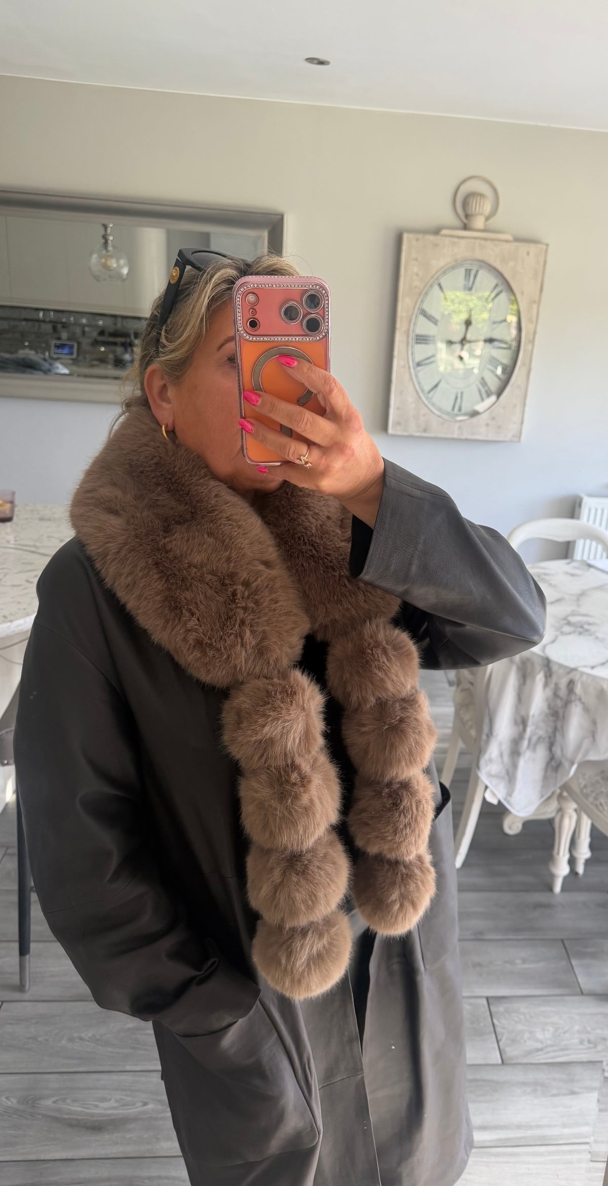 Sherry luxury stole scarf by Alex Max