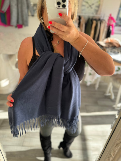 Fallon Cashmere/wool Mix Pashmina/Scarf