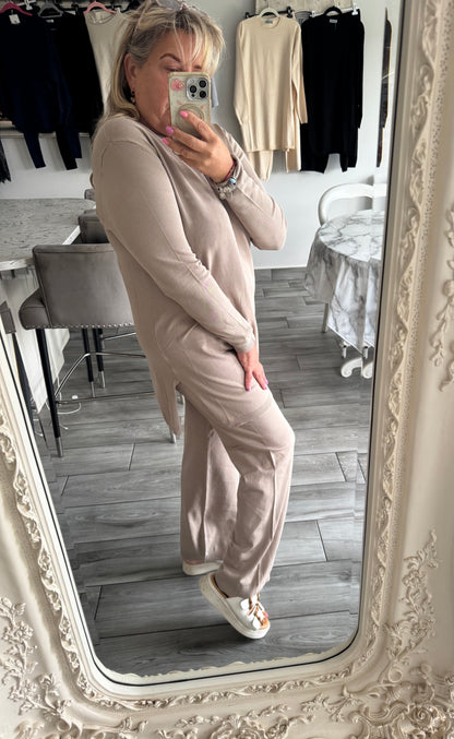 Cheryl longline straight leg lounge set