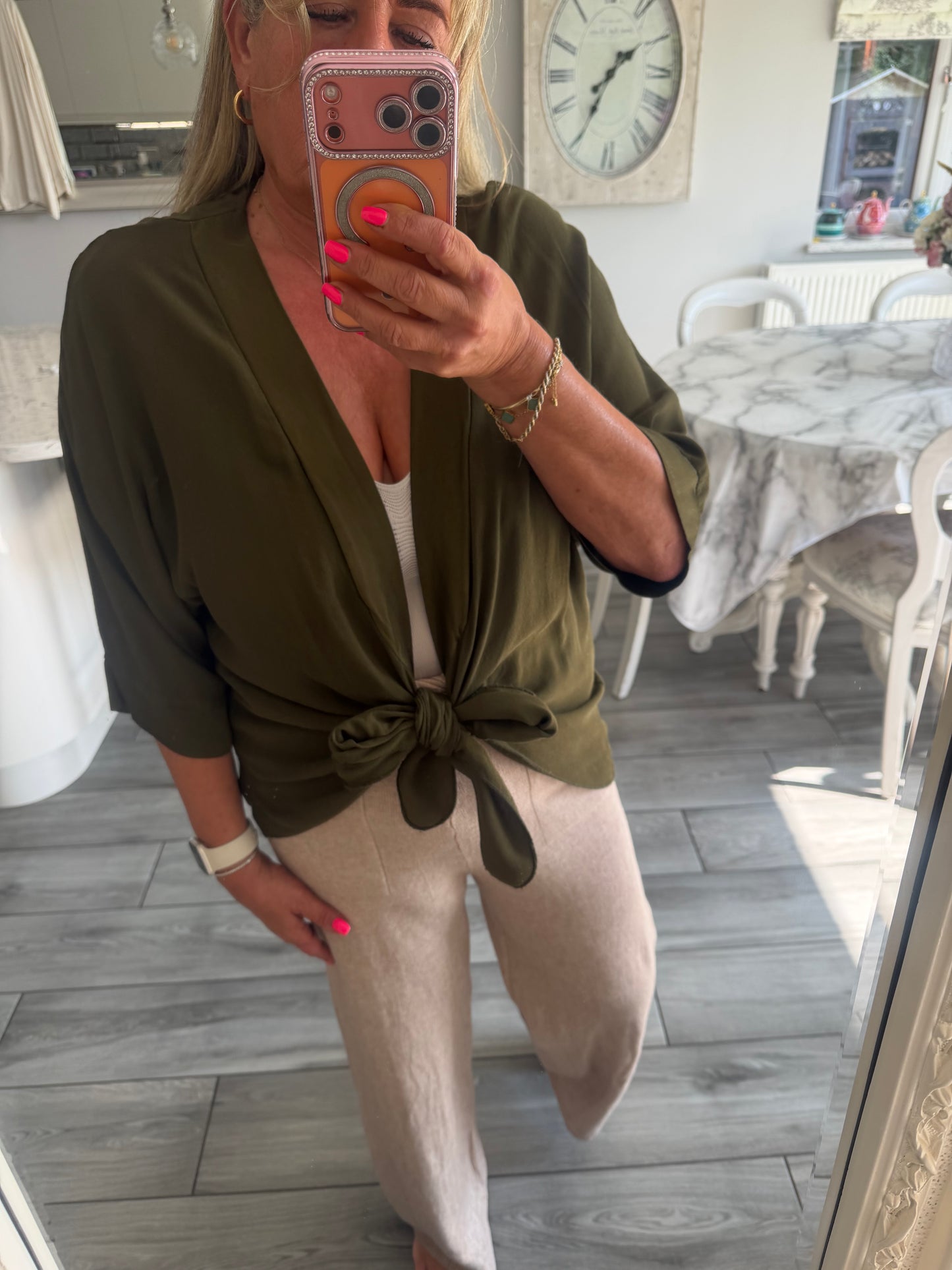 Lucy tie front top