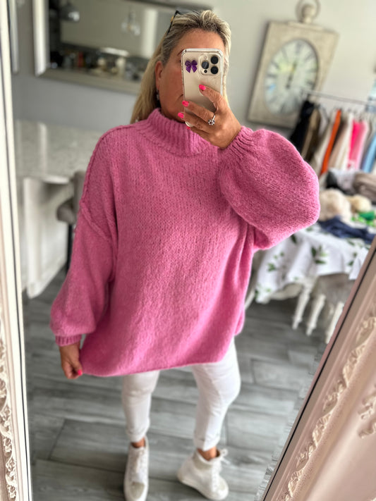 Caroline Balloon Sleeve Jumper