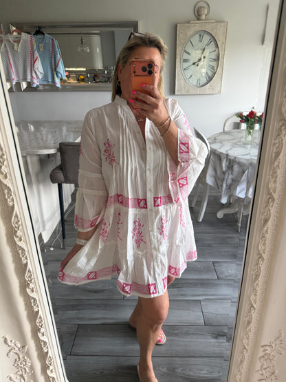 Saskia dress or top with pretty design