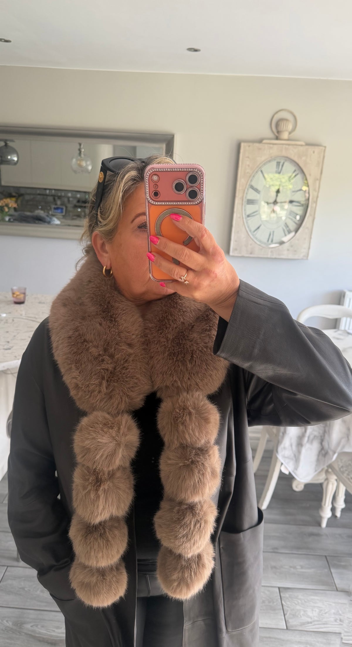 Sherry luxury stole scarf by Alex Max