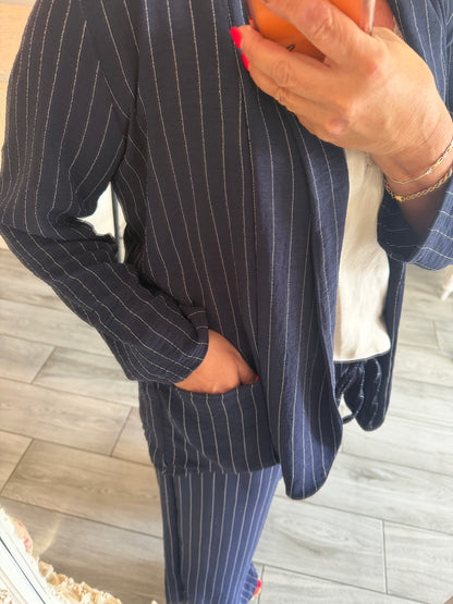 Toni light weight pinstripe blazer