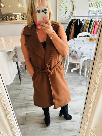 Cherrelle Sleeveless Coat/Gilet